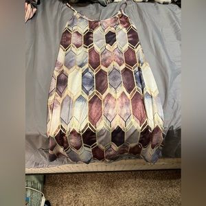 Tank top purple dress